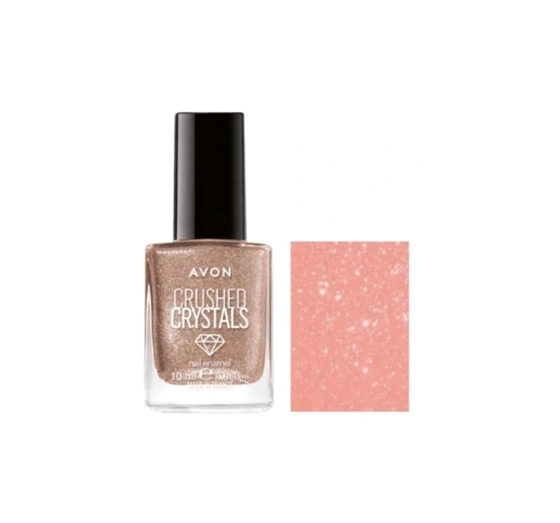 AVON CRUSHED CRYSTALS ЛАК ДЛЯ НОГТЕЙ SPARKLY FAWN 10МЛ