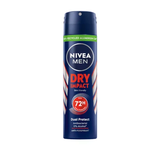 NIVEA MEN DRY IMPACT АНТИПЕРСПІРАНТ-СПРЕЙ 150МЛ