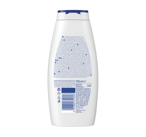 NIVEA CARE & CASHMERE ГЕЛЬ ДЛЯ ДУША И КУПАНИЯ 750МЛ