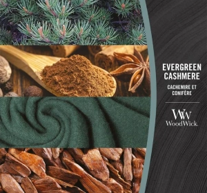 Woodwick Small Jar Candle ароматична свічка Evergreen Cashmere 85 г