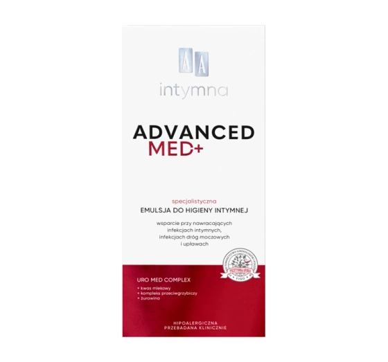 AA INTYMNA ADVANCED MED ЕМУЛЬСІЯ ДЛЯ ІНТИМНОЇ ГІГІЄНИ