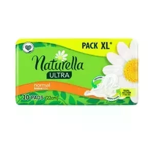 NATURELLA ULTRA NORMAL 22 СМ ГИГИЕНИЧЕСКИЕ ПРОКЛАДКИ С КРЫЛЬЦАМИ 20 ШТ