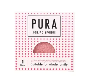 SISTER YOUNG PURA НАТУРАЛЬНИЙ СПОНЖ КОННЯКУ ДЛЯ ВМИВАННЯ PINK