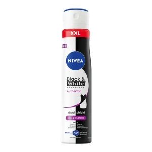 NIVEA Black & White Invisible Authentic антиперспірант-спрей 250 мл