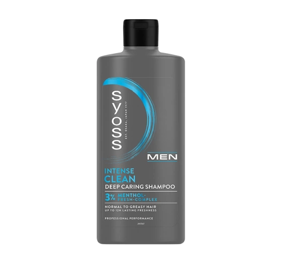 Натисніть на картинку, щоб її збільшити SYOSS MEN CLEAN AND COOL ШАМПУНЬ ДЛЯ НОРМАЛЬНОГО І ЖИРНОГО ВОЛОССЯ 440МЛ