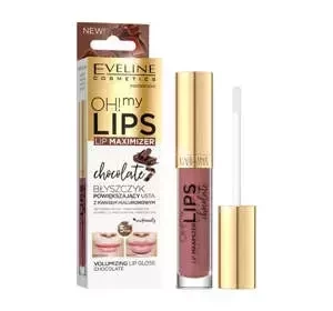 EVELINE OH MY LIPS LIP MAXIMIZER БЛИСК ЗБІЛЬШУЮЧИЙ ГУБИ ШОКОЛАДНИЙ 4,5МЛ