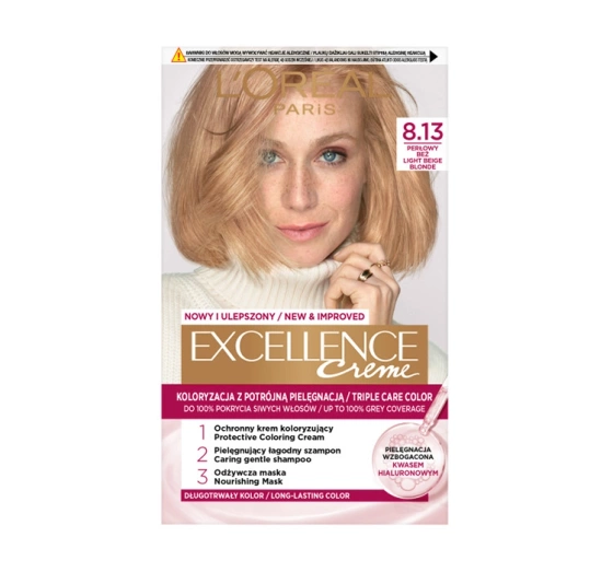 LOREAL EXCELLENCE CREME 8.13 ПЕРЛОВИЙ БЕЖЕВИЙ