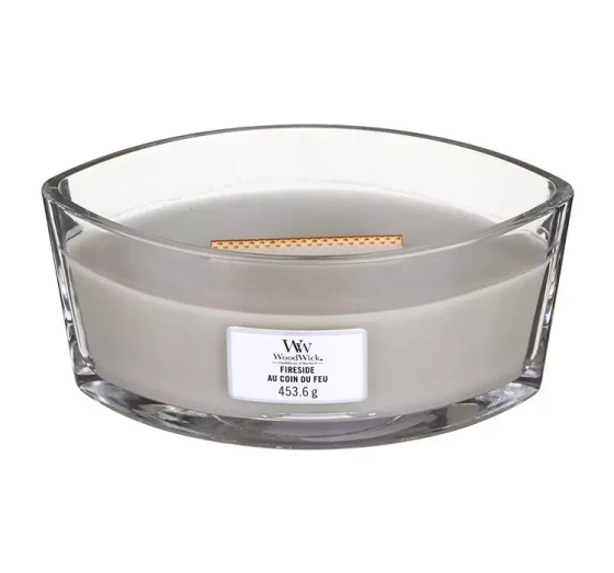 Нажмите на картинку, чтобы ее увеличить WOODWICK ELLIPSE CANDLE АРОМАТИЧЕСКАЯ СВЕЧА SMOKED FIRESIDE 453,6 Г