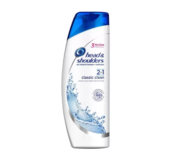 HEAD & SHOULDERS 2IN1 ШАМПУНЬ ДЛЯ ВОЛОССЯ З КОНДИЦІОНЕРОМ  CLASSIC CLEAN 400МЛ