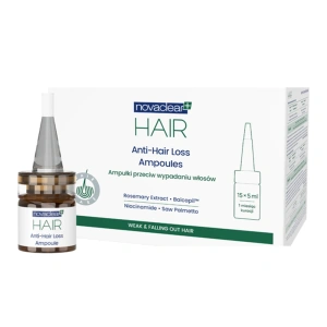 Novaclear Hair ампулы против выпадения волос 15 x 5 мл
