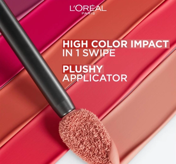 Нажмите на картинку, чтобы ее увеличить LOREAL INFAILLIBLE MATTE RESISTANCE ЖИДКАЯ МАТОВАЯ ПОМАДА 105 BREAKFAST IN BED 5МЛ