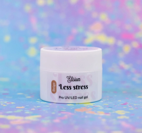 ELISIUM LESS STRESS ГЕЛЬ ДЛЯ НАРОЩЕННЯ НІГТІВ BEIGE 40МЛ