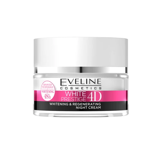 EVELINE WHITE PRESTIGE 4D ОСВЕТЛЯЮЩИЙ НОЧНОЙ КРЕМ ДЛЯ ЛИЦА 50МЛ