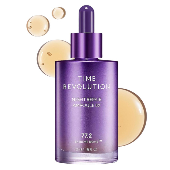 Missha Time Revolution Night Repair Ampoule 5x підтягуюча сироватка з ферментованим лізатом біфідобактерій, 50 мл