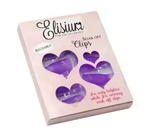 ELISIUM КЛИПСЫ ДЛЯ СНЯТИЯ ГЕЛЬ ЛАКА 10 ШТУК