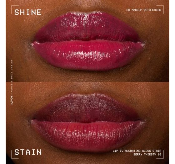 NYX Professional Makeup Lip IV Hydrating Gloss Serum зволожуючий блиск для губ 10 Berry Thirsty 5мл