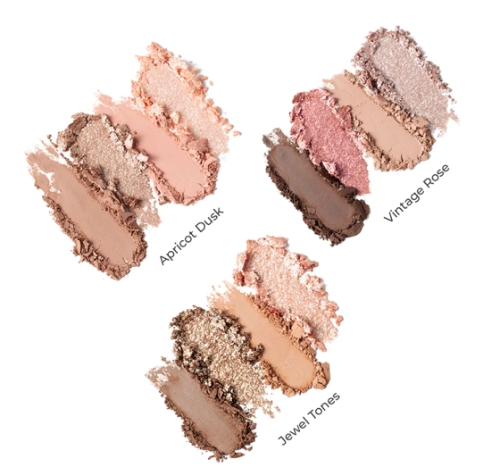Натисніть на картинку, щоб її збільшити Everybody London міні палетка тіней для повік Apricot Dusk 4,8 г