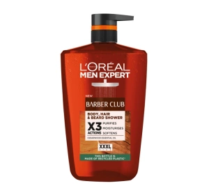 L'Oréal Paris Men Expert Barber Club X3 гель для душа для тела, волос и бороды 1000 мл