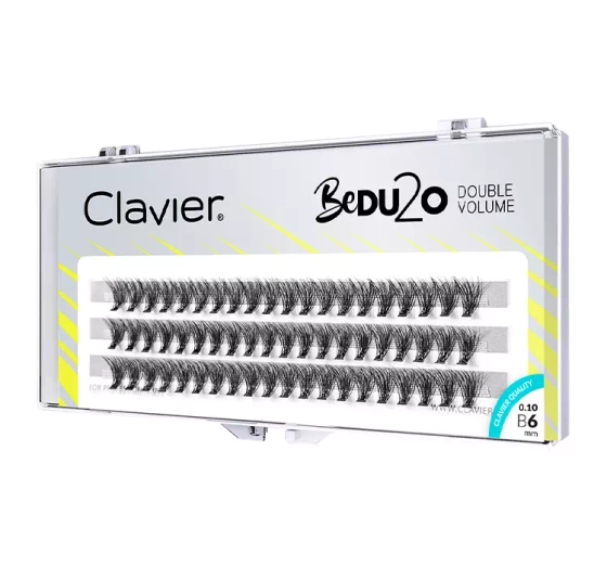 CLAVIER BEDU2O ПУЧКИ НАКЛАДНЫХ РЕСНИЦ 6ММ