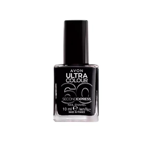 AVON ULTRA COLOUR 60 SECOND EXPRESS ЛАК ДЛЯ НОГТЕЙ POWER BLACK 10МЛ