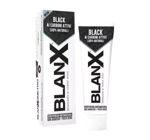 BLANX BLACK CARBONE ЧЕРНАЯ ОТБЕЛИВАЮЩАЯ ПАСТА ДЛЯ ЗУБОВ 75МЛ