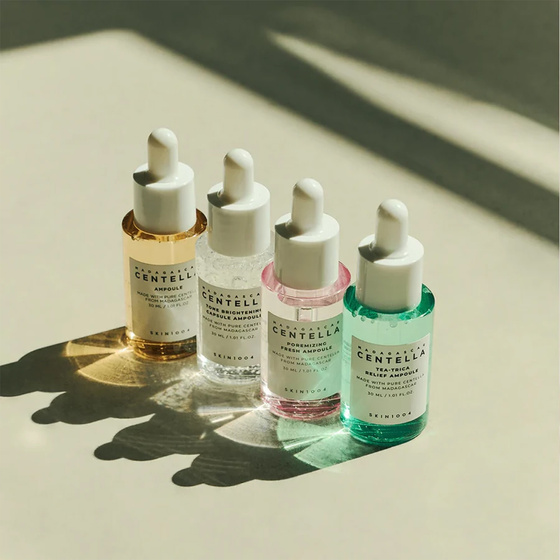 Skin1004 Madagascar Centella Ampoule Kit набір сироваток для обличчя 4 × 30 мл