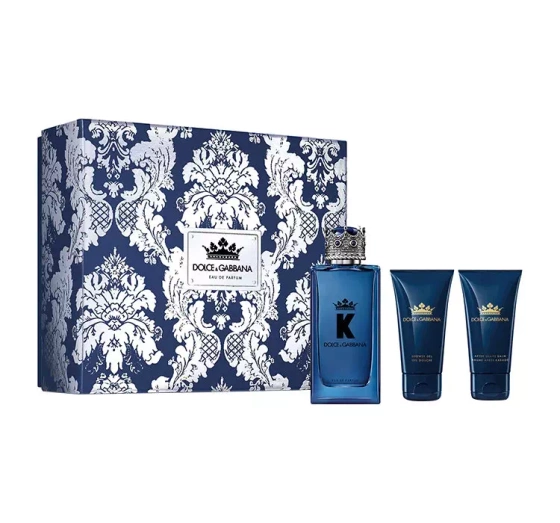 DOLCE & GABBANA K BY DOLCE & GABBANA ПАРФЮМИРОВАННАЯ ВОДА 100МЛ + БАЛЬЗАМ ПОСЛЕ БРИТЬЯ 50МЛ + ГЕЛЬ 50МЛ