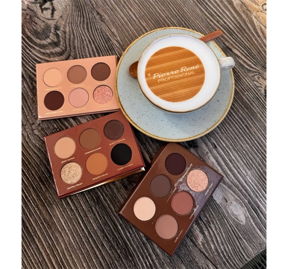 Pierre Rene палітра тіней для повік Espresso 6x1,3г
