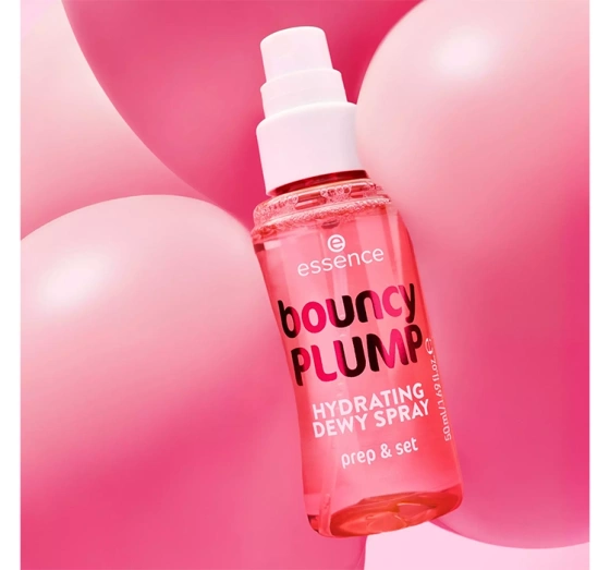 Essence Bouncy Plump зволожувальний спрей для фіксації макіяжу з ароматом кавуна 50 мл