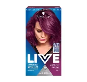 SCHWARZKOPF LIVE INTENSE COLOUR URBAN METALLICS КРАСКА ДЛЯ ВОЛОС U69 AMETHYST CHROME