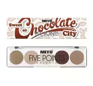 MIYO FIVE POINTS COLOR BOX EDITION ПАЛЕТКА ТЕНЕЙ 22 SWEET AS CHOCOLATE CITY 6,5Г