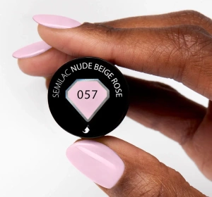 SEMILAC ГЕЛЬ-ЛАК UV NUDE BEIGE ROSE 057