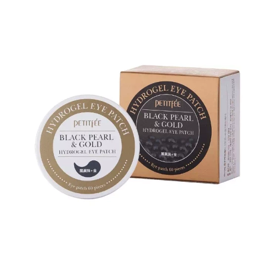 PETITFEE BLACK PEARL GOLD ГИДРОГЕЛЕВЫЕ ПАТЧИ ПОД ГЛАЗА 60 ШТУК