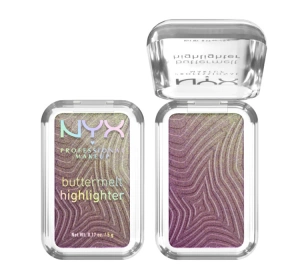 NYX Professional Makeup Buttermelt компактный хайлайтер для лица 45 Butta In Black 5 г