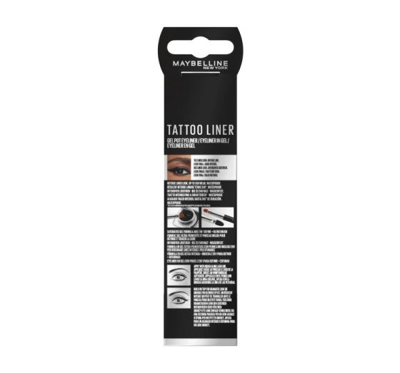 MAYBELLINE TATTOO LINER ВОДОСТІЙКА ПІДВОДКА В БАНОЧЦІ 950 BLACKEST BLACK