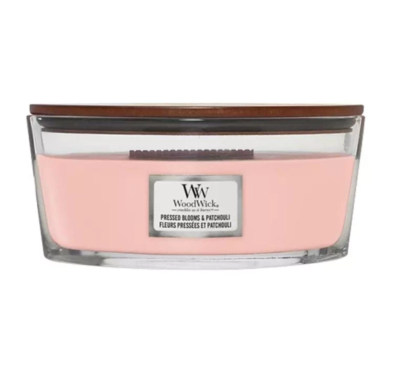 Натисніть на картинку, щоб її збільшити WOODWICK ELLIPSE CANDLE АРОМАТИЧНА СВІЧКА PRESSED BLOOMS & PATCHOULI 453,6Г