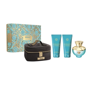 Versace Dylan Turquoise Pour Femme туалетная вода 100 мл + гель для тела 100 мл + гель для душа 100 мл + косметичка