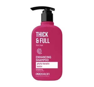 Prosalon Professional Thick & Full укрепляющий шампунь для волос 375мл