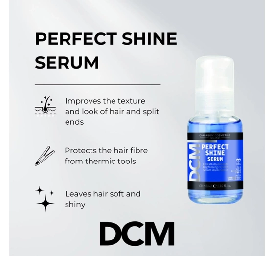 DIAPASON COSMETICS MILANO PERFECT SHINE СИРОВАТКА ДЛЯ БЛИСКУ ВОЛОССЯ КРИСТАЛИ 60МЛ