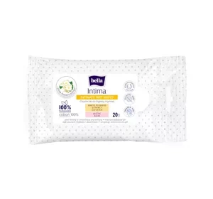 BELLA INTIMA ВОЛОГІ СЕРВЕТКИ ДЛЯ ІНТИМНОЇ ГІГІЄНИ 20 ШТУК