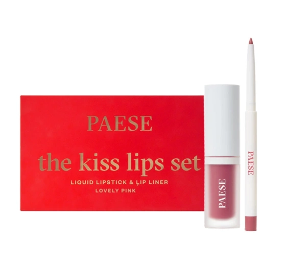 Paese The Kiss Lips Set набір косметики олівець для губ і матова помада 03 Lovely Pink