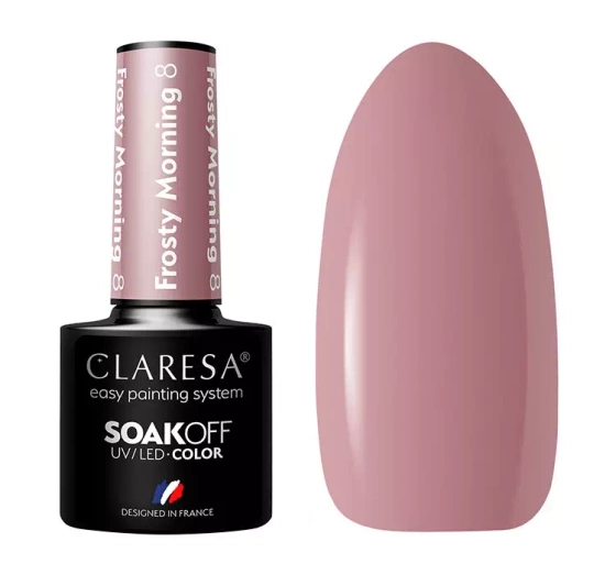 CLARESA SOAK OFF ГЕЛЬ-ЛАК FROSTY MORNING 8 5Г