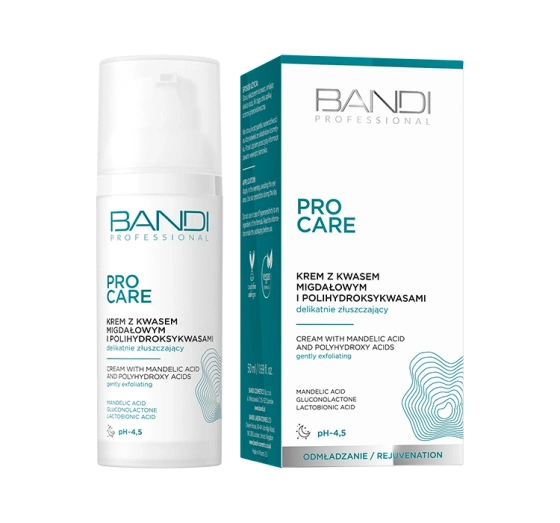 BANDI PROFESSIONAL PRO CARE КРЕМ С МИНДАЛЬНОЙ КИСЛОТОЙ И ПОЛИГИДРОКИСЛОТАМИ 50МЛ