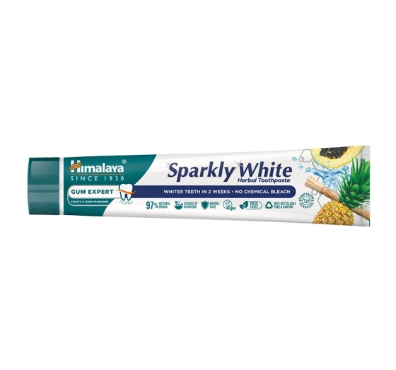 HIMALAYA HERBALS SPARKLY WHITE ТРАВ'ЯНА ЗУБНА ПАСТА 75МЛ