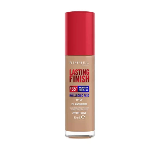 RIMMEL LASTING FINISH 35HR ТОНАЛЬНИЙ ЗАСІБ ДЛЯ ОБЛИЧЧЯ 200 SOFT BEIGE 30МЛ