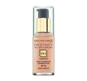 MAX FACTOR FACEFINITY ТОНАЛЬНОЕ СРЕДСТВО 3В1 45 WARM ALMOND  30МЛ