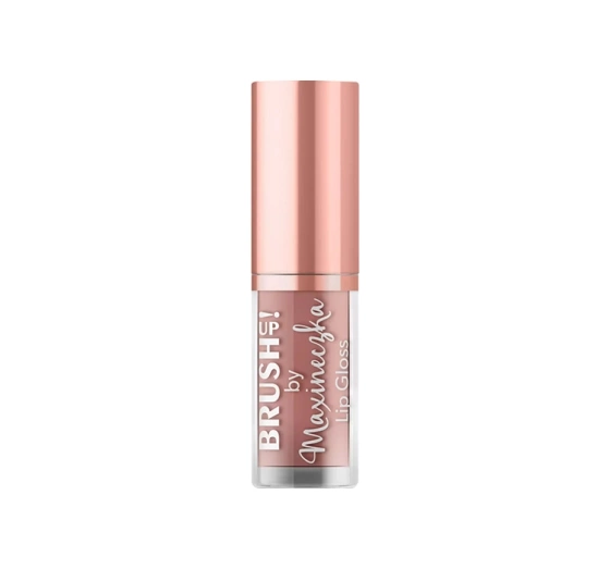 Brush Up блиск для губ з криючою формулою та кремовим блиском 03 Caramel Nude 3,8г