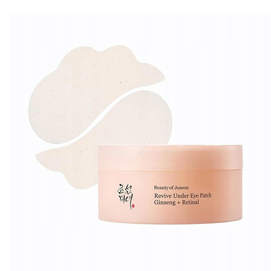 Beauty of Joseon Revive Under Eye Patch Ginseng + Retinal укрепляющие гидрогелевые патчи под глаза с женьшенем и ретиналом, 60 штук