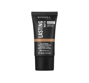RIMMEL LASTING MATTE РІДКА МАТУЮЧА ТОНАЛЬНА ОСНОВА 400 NATURAL BEIGE 30МЛ