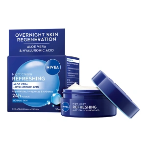 NIVEA УВЛАЖНЯЮЩИЙ КРЕМ ДЛЯ ЛИЦА НА НОЧЬ 24H УВЛАЖНЕНИЕ + ВОССТАНОВЛЕНИЕ 50МЛ